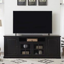 Birch Lane Rosanella TV Stand for TVs up to 88 Metal in Black
