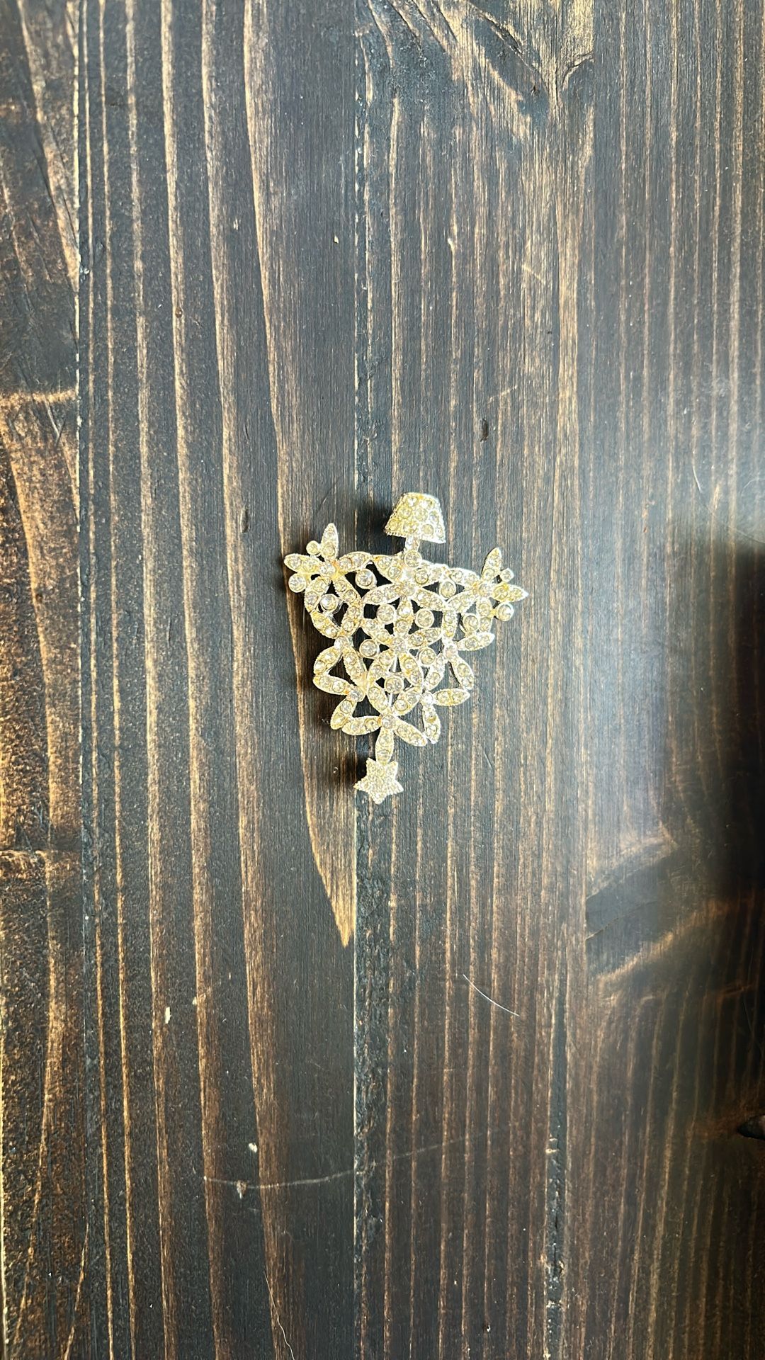 Christmas tree brooch
