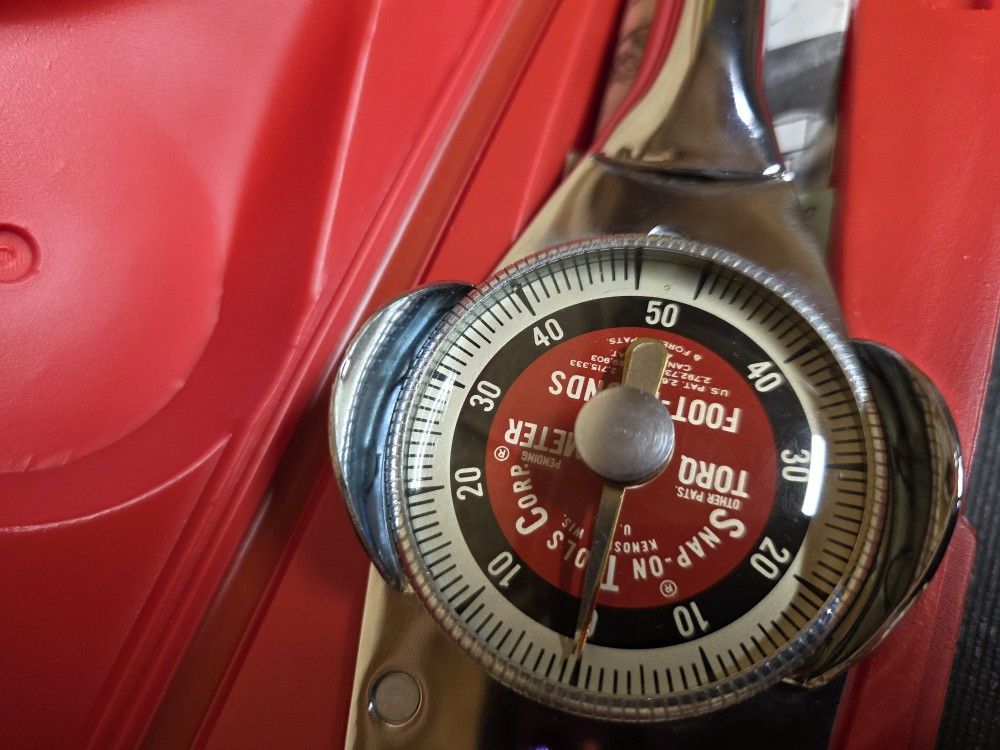Snap On Torqometer, 3/8 Drive, 0-50ftlb