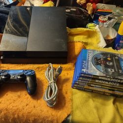 PS4 With Seven Games One Controller Tested And Works Amazing Will Not Separate