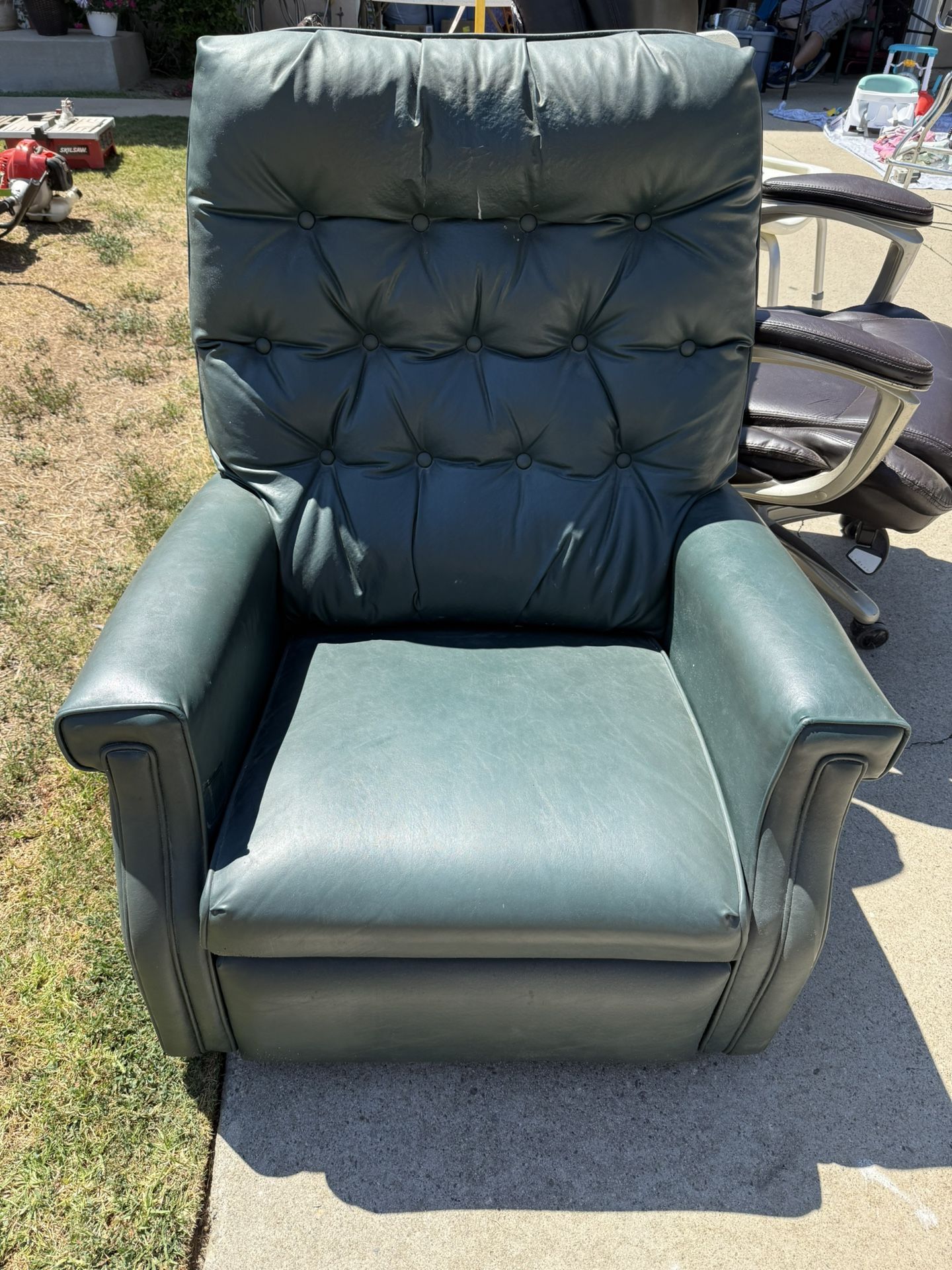 Real Leather Recliner