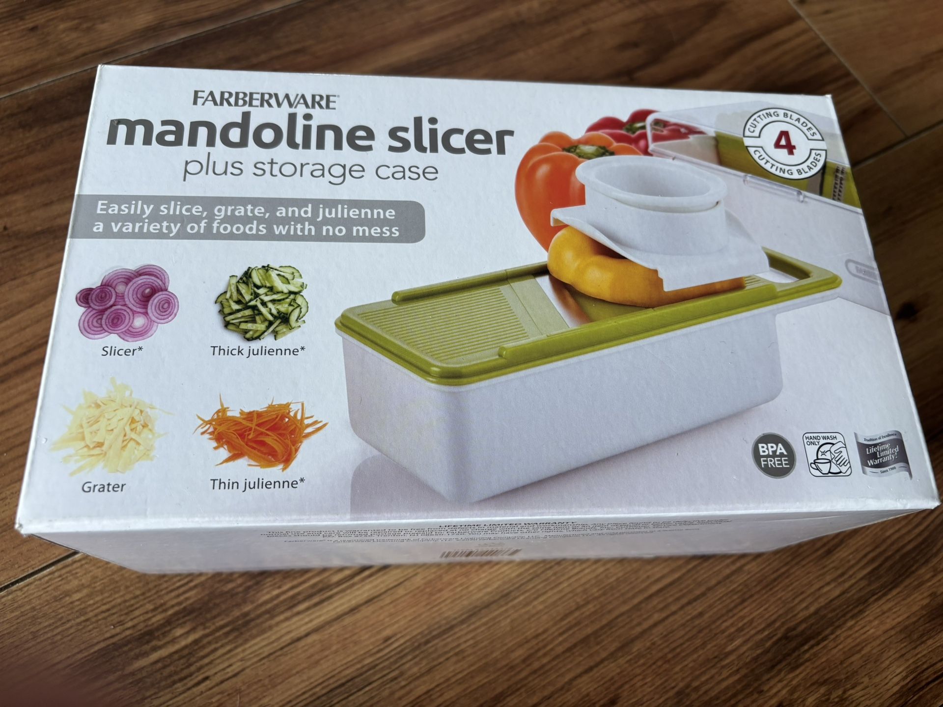Farberware Mandoline Slicer + Storage Case