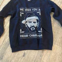 Boys Messi Xmas Sweatshirt 