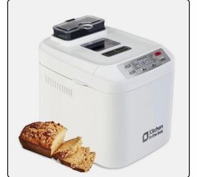 Kitchen in the Box 2LB Automatic Bread Maker with Nut Dispenser & 12 Preset Programs