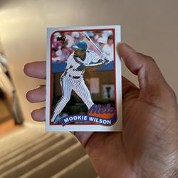 1989 Topps Mookie Wilson