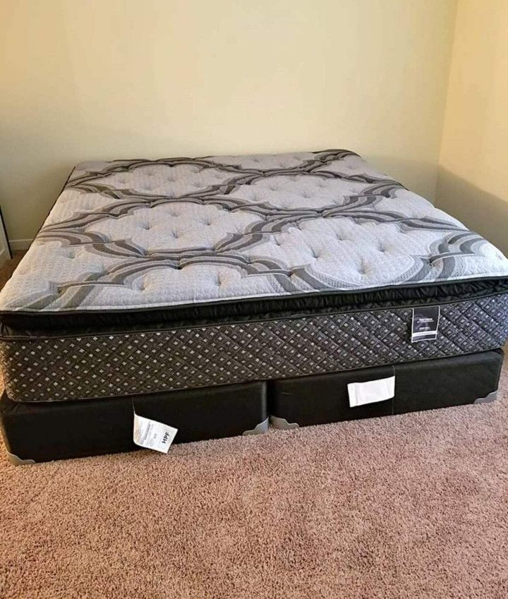 New king mattress and box springs sets or separately for Sale in
