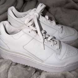 Adidas Women's Forum Bold Shoes - Triple White
