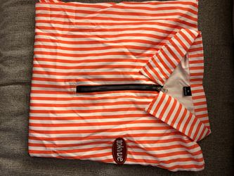 Tokvue Orange Striped Jacket Size XL