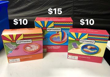 Inflatable pools new in box