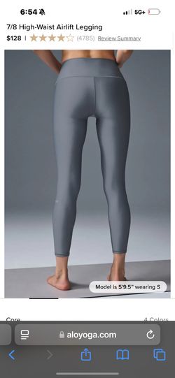 Alo Yoga Legging Silver 