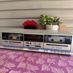 Technics RS-B33W Dual Cassette Tape Deck