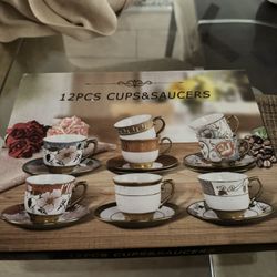 Beautiful Mini Cups And Saucers 