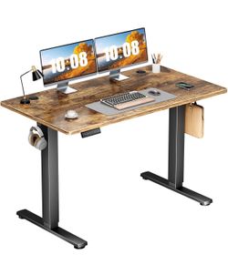 Electric computer desk adjustable