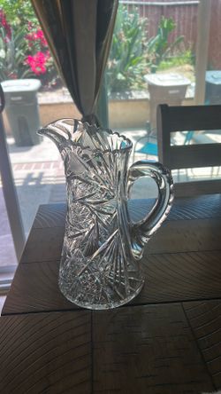 Princess House Large Lead Crystal Pitcher