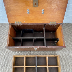 Vintage Handmade Wooden Tool Box