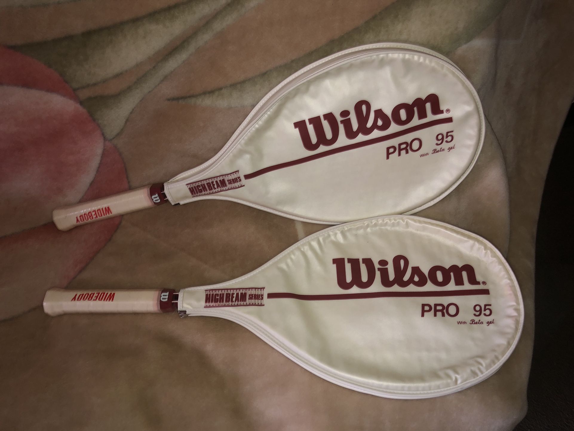 Wilson Pro 95 Tennis 🎾 Racquets With Case & Cover!