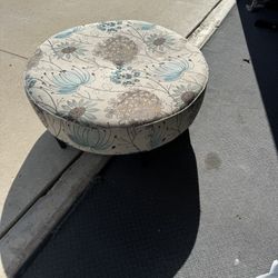 Large Fabric Ottoman