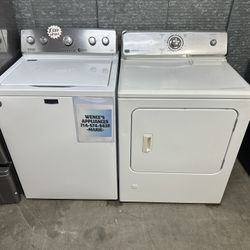 MAYTAG WASHER & GAS DRYER 