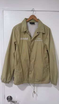 The Hundreds Button Up Windbreaker Medium Khaki