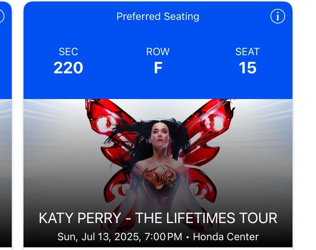 Katy Perry The Lifetimes tour