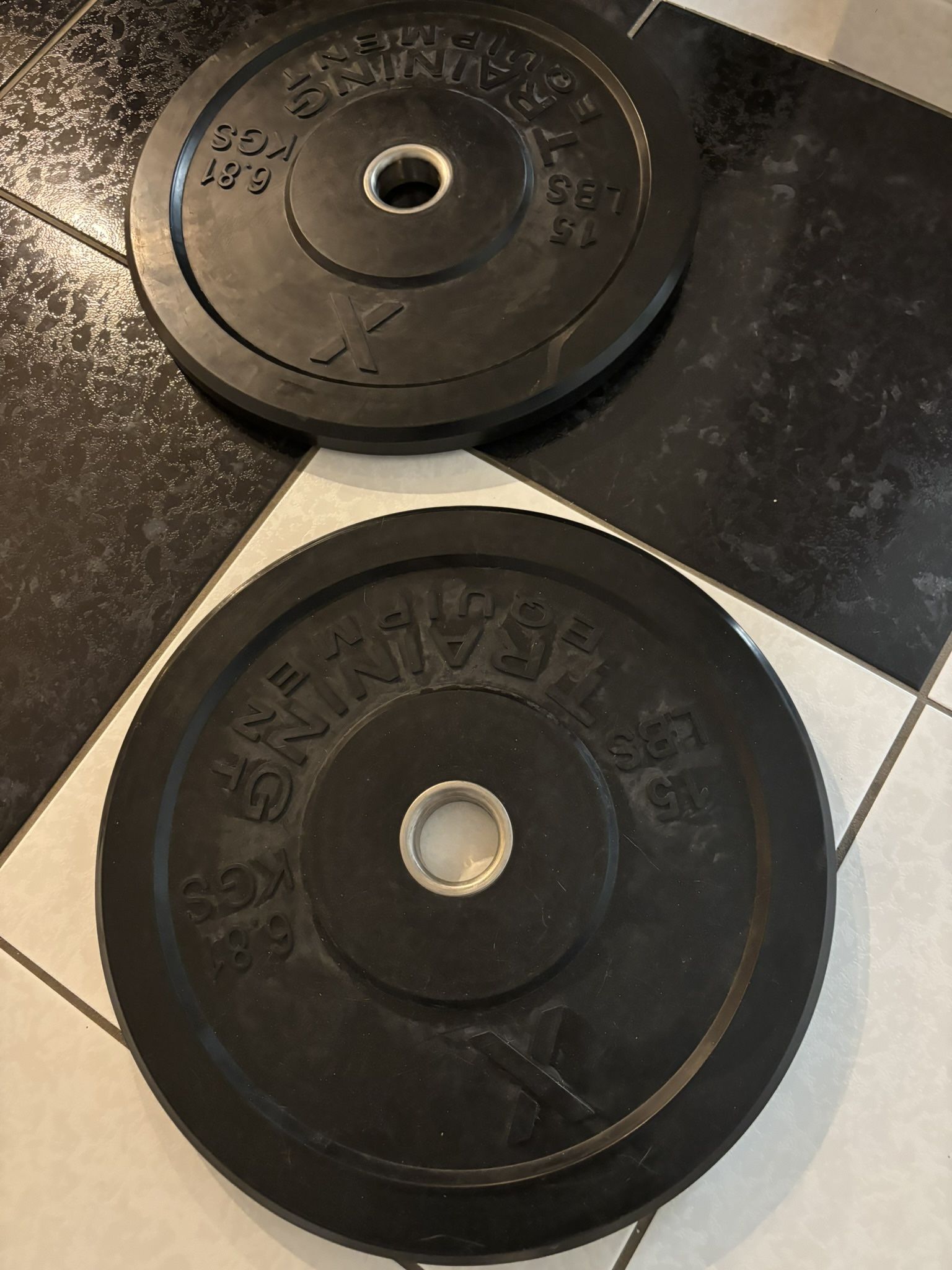 15 Lbs Bumper Plates (4ea)