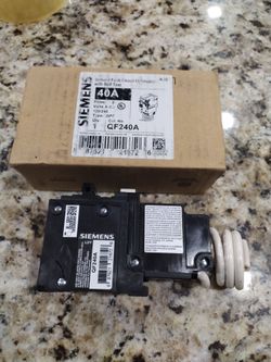 SIEMENS QF240A 40AMP 2POLE GFI BREAKER BRAND NEW