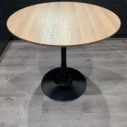Round Wood Coffee Table 