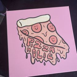 Pizzaholic canvas 