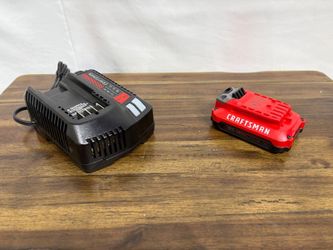 NEW! CRAFTSMAN V20 20V Max Lithium-Ion 1.5 Ah Battery & Charger Set