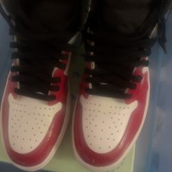 Jordan 1s Patten Leather And Off Whites 