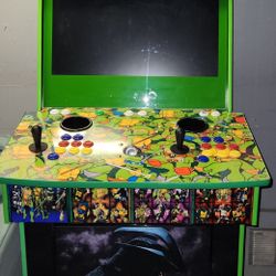 Arcade Gaming System with Fridge  