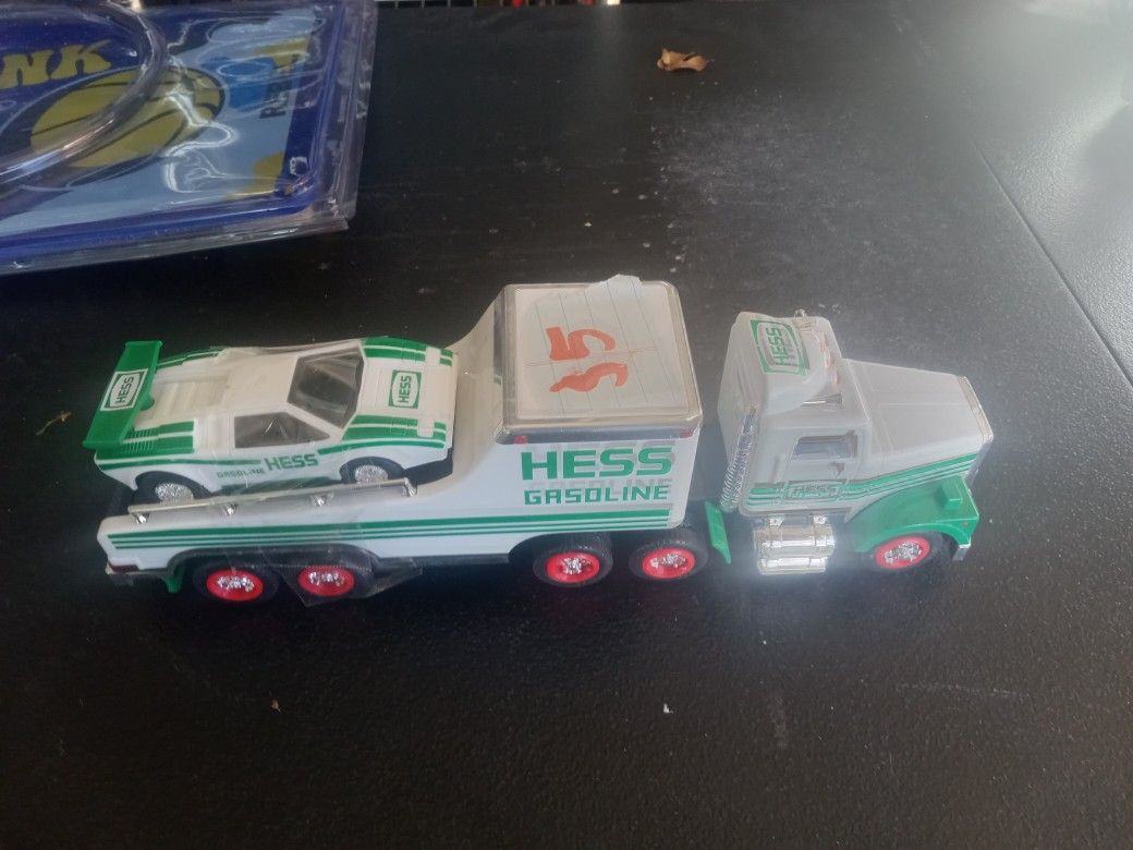 3 Hess Toy Trucks Sold As Is.
