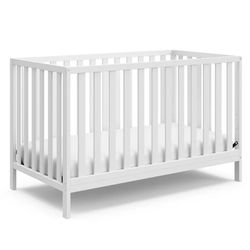 New in box Storkcraft Sunset 4-in-1 Convertible Baby Crib, White