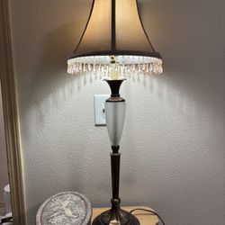 Lamp With Fringe Beads