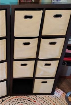 Cube shelf storage organizer bookshelf bookcase shelves stand center book  room furniture case cabinet cubes basket cubby