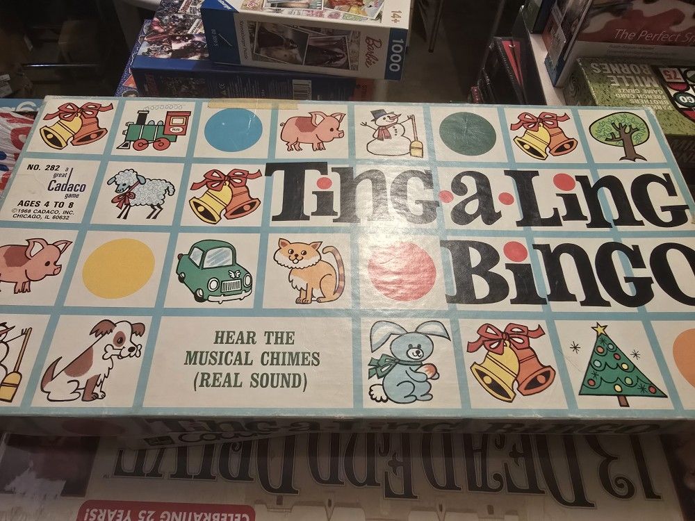 TING A LING BINGO VINTAGE GAME 