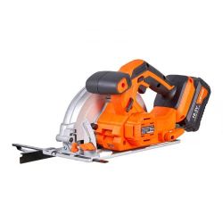 Cordless Circular Saw, 7-1/4 inch Blade, 5000 RPM Speed, 0-45 Degree Bevel Capability, Brushless Motor, LED Light, Electric Circular Saw Kit with Batt