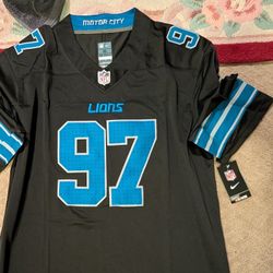 Aiden Hutchinson Detroit Lions Black Alternate Jersey - XL