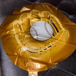 Baseball Birthday Balloons 