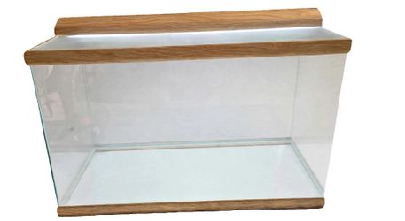 56 Gallon Glass Aquarium Tank with light and cover- Used (36"x20"x 18") - $65 (Palatine area)