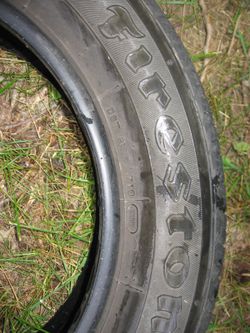 1-$20-225/60R18 Firestone FR710 m/s (mount/balance coming soon)