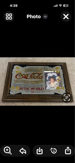 Coca-Cola Vintage Bar Sign mirror