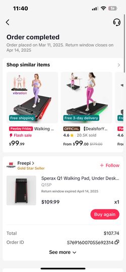 Q1 Sperax walking pad