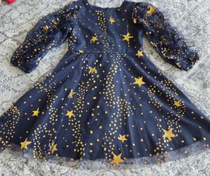 Girls' Soft Long Sleeve Casual Dress Crew Neck Holiday Party Dresses Christmas Size 7