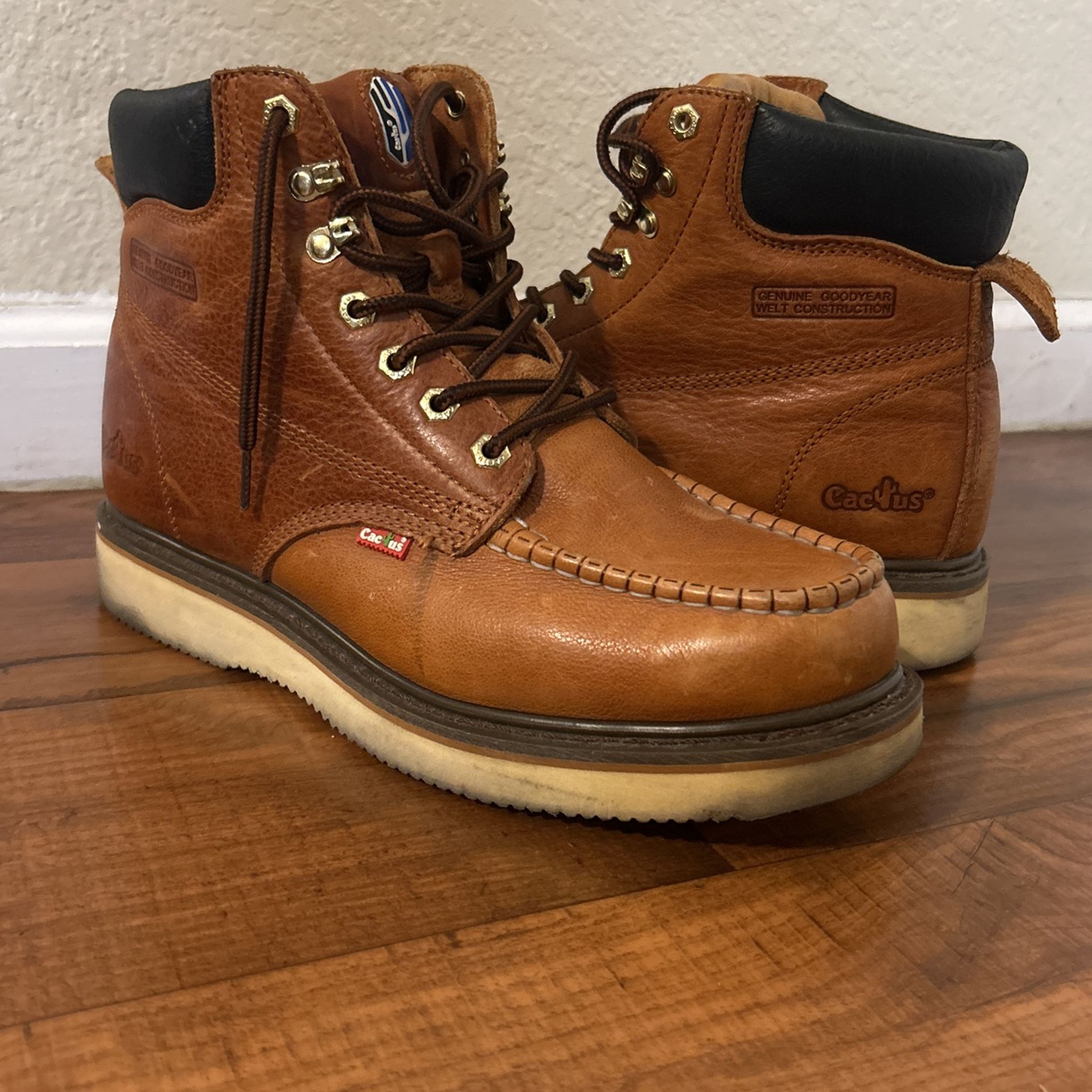 Cactus 6” Nubuck Leather Moc-Toe Work boot