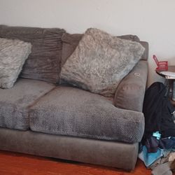 Grey Love Seat
