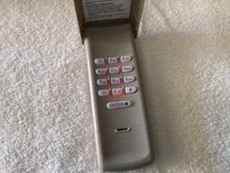 Universal Garage Door Keypad Wireless and Keyless Entry System pad. Compatible with chamberlain Liftmaster Sears Craftsman and others