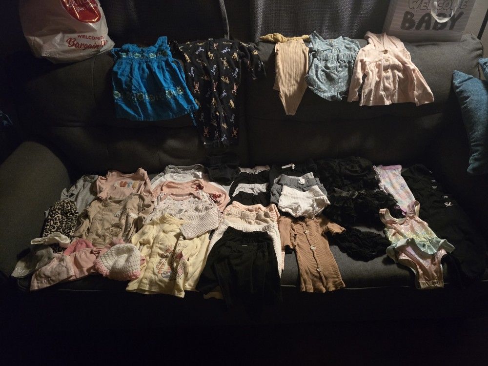 Baby Girl 0-6 Month Clothes 