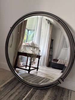 Hollywood Regency Arts Deco Revival Mirror by the Design Institute America