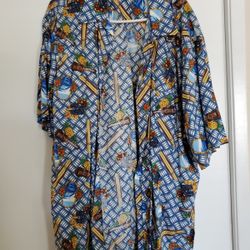 Ron Jon Hawaiian Shirt Cotton/Rayon XXL